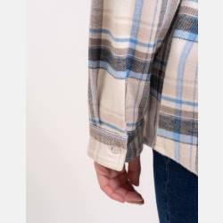 Koszula damska w kratę OVERSIZE 100% bawełna luźna MORAJ