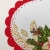 Serwetka świąteczna 20 x 30 cm STROIK czerwona