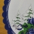 Serwetka świąteczna KOŁO 35 cm szafirowa ŚWIECZKI