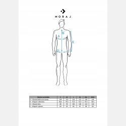 BLUZA męska z kapturem na zamek DWUKOLOROWA szaro-czarna  MORAJ