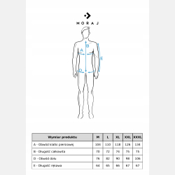 Klasyczny, bawełniany GOLF męski CZARNY sweter  MORAJ