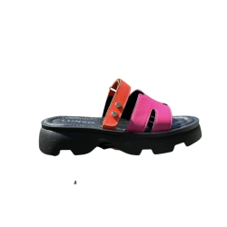 Klapek LURSO lato, multicolor, skóra naturalna, regulowany pasek