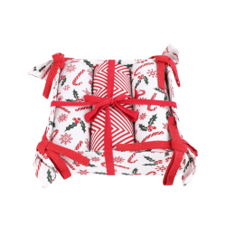 ZESTAW ręczników  ŚWIĄTECZNYCH, ścierki, pomysł na PREZENT, w koszyczku 3-pak  40x70 MORAJ!