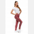 Damskie legginsy z lampasem, PINK, wysoki stan MORAJ