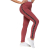 Damskie legginsy z lampasem, PINK, wysoki stan MORAJ