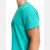 MĘSKI T-SHIRT  krótki rękaw TURKUSOWA klasyczna GŁADKA MORAJ