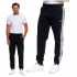 CZARNE męskie spodnie dresowe WSTAWKI bawełna MORAJ