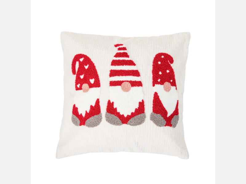 ŚWIĄTECZNA POSZEWKA jasiek 45x45 KRASNALE poliester MORAJ!