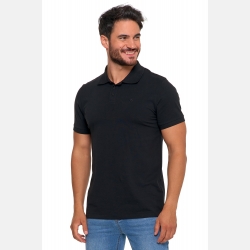 Czarna koszulka męska z bawełny czesanej PREMIUM LINE MORAJ