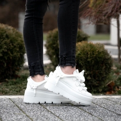 Adidasy damskie BIAŁE sneackers model TRANI WHITE