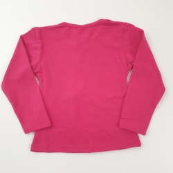 Bawełniana bluzka dziewczęca SERDUSZKO różowa